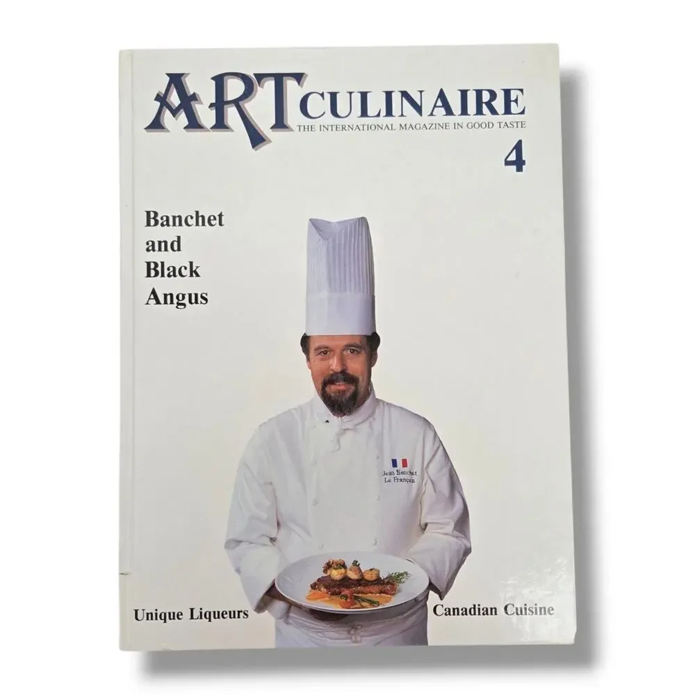 Art Culinaire The International Magazine in Good Taste Issue 4 Vitnage 1987 Chef